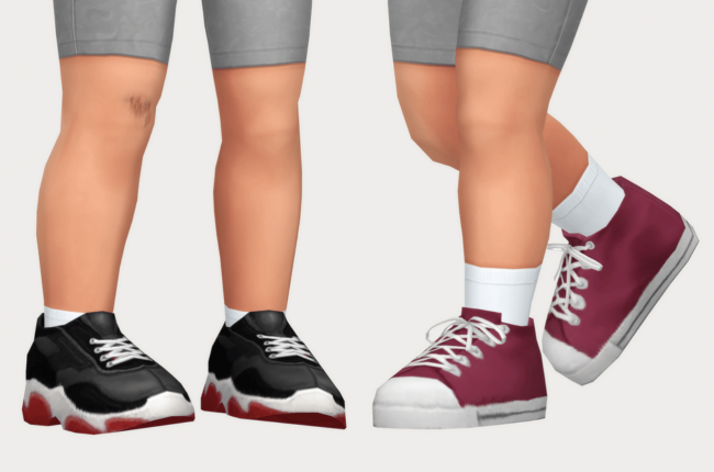 triple platform sneakers & canvas hi-tops от casteru