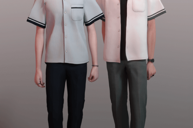 Summer School Uniform Set от RONA_SIMS