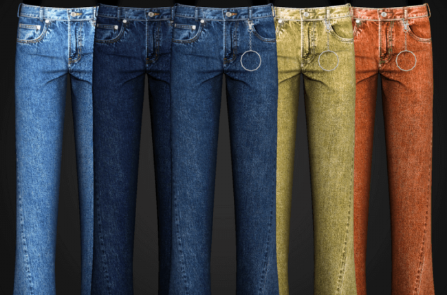 Twisted Jeans & Chain Key Ring от Gorilla Gorilla Gorilla