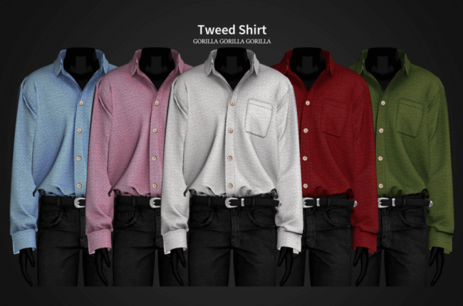 Tweed Shirt от Gorilla Gorilla Gorilla