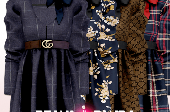 Vintage twopiece_01 от Reina Sims4