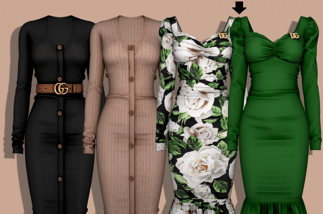 Feminine Midi Dress Set от RIMINGS