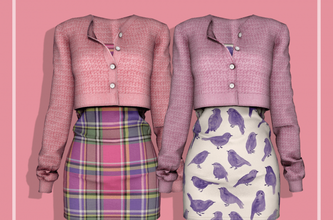 Spring Short Cardigan & Sleeveless Dress от RIMINGS