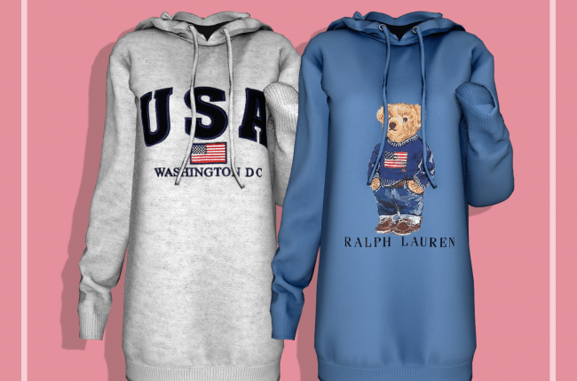 POLO RALPH LAUREN Hoodie Dress от RIMINGS