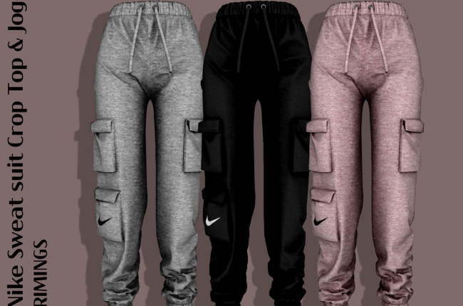 Nike Sweat suit Crop Top & Jogger Pants от RIMINGS