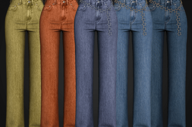 Long Straight Jeans от Gorilla Gorilla Gorilla