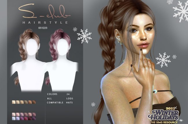 BRAID hairstyle 051223 EMA от S-Club