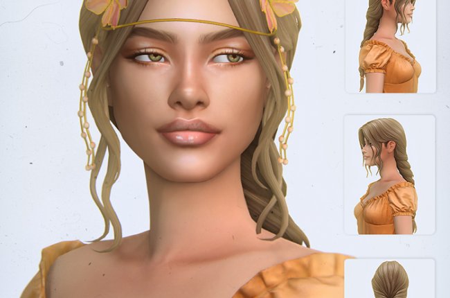 Candace Hairstyle by simstrouble