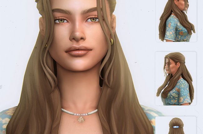 Joanna Hairstyle (4 Versions) by simstrouble