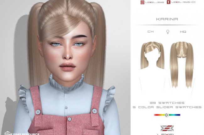 Karina - hairstyle (child) от LEXEL_s