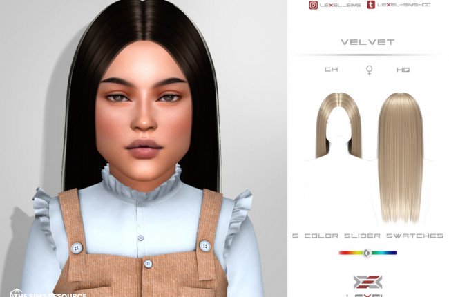 Velvet - hairstyle (child) от LEXEL_s
