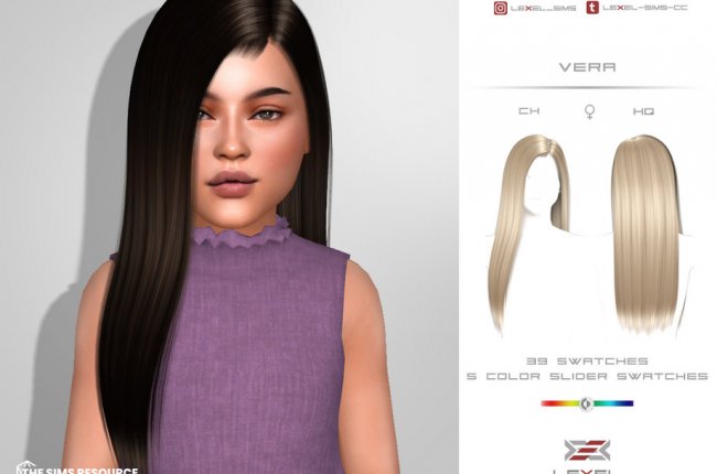 Vera -hairstyle (child) от LEXEL_s