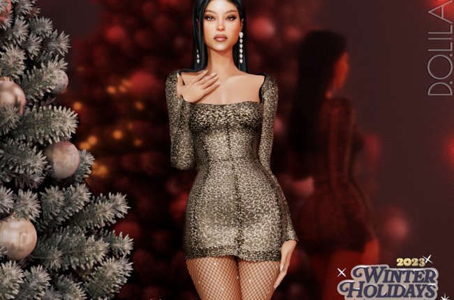 Sequin Embellished Dress DO0160 от D.O.Lilac