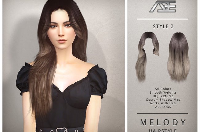 Melody - Style 2 (Hairstyle) от Ade_Darma