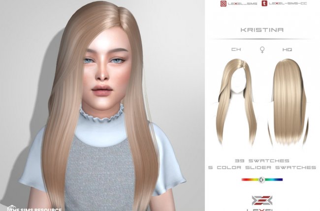 Kristina - hairstyle (child) от LEXEL_s