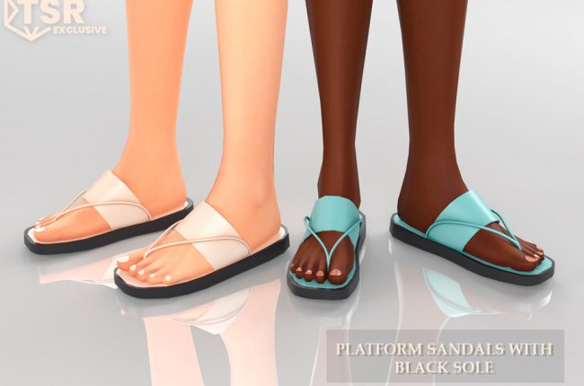 Platform sandals with black sole от MysteriousOo