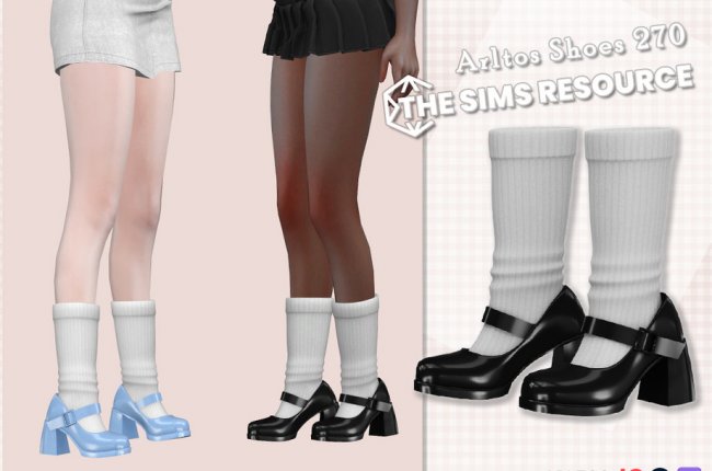 Mary Jane with socks от Arltos