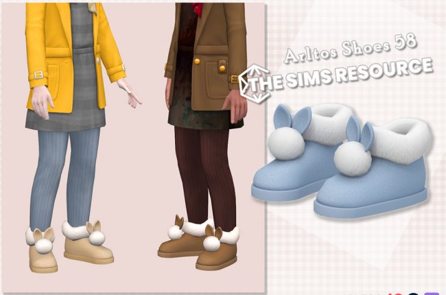 Bunny snow boots Child от Arltos