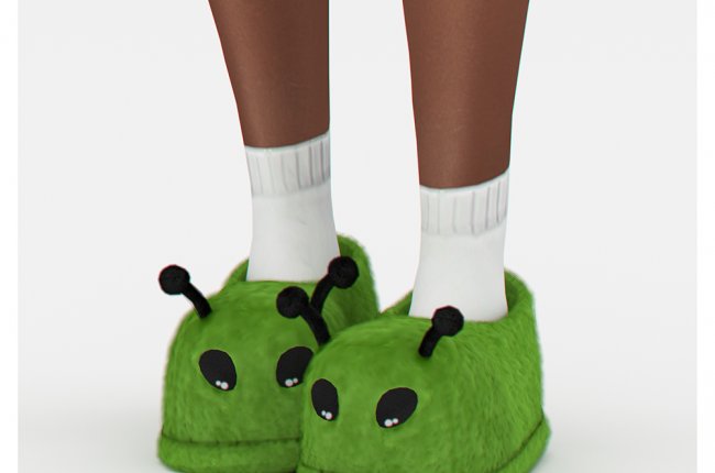 Cute Alien Slippers  от BackTrack