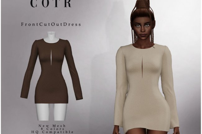 Front Cut Out Dress D-317 от ChordoftheRings