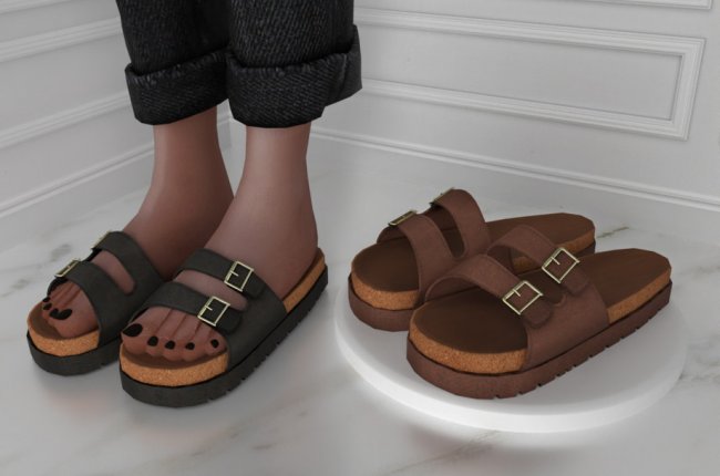 Leather Sandals (Female) - S012407 от ShakeProductions