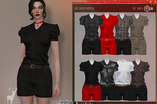 OUTFIT KIRSCHE от DanSimsFantasy