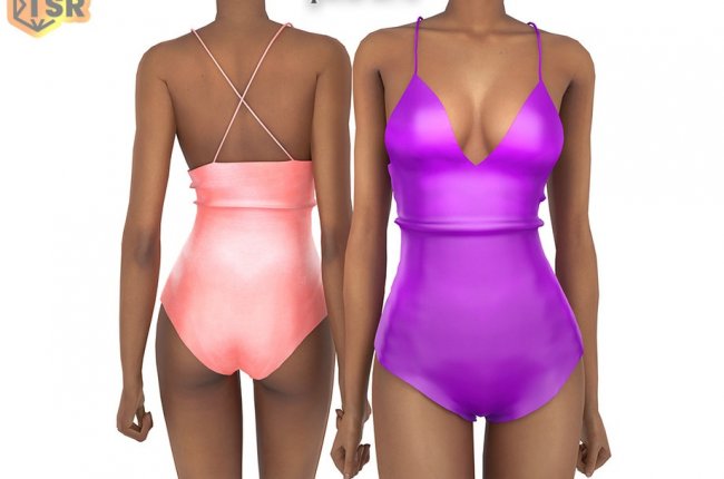 Satin Swimsuit от portev