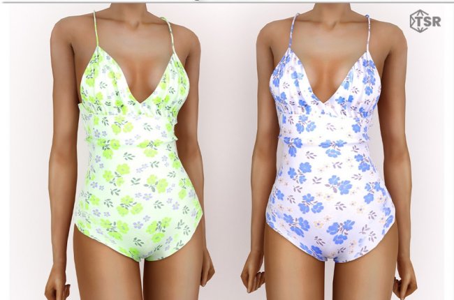 Bright Floral Swimsuit от Portev