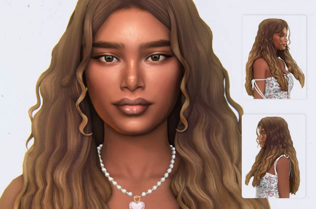 Maggie Hairstyle (4 Versions) by simstrouble