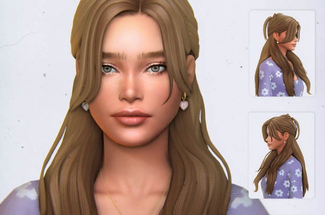 Velouria Hairstyle (4 Versions) by simstrouble