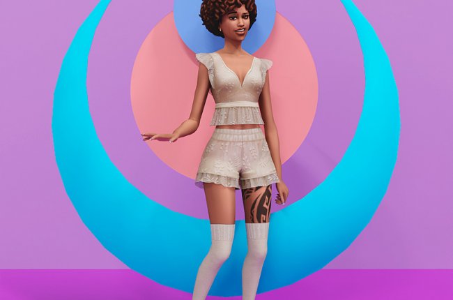 October's CC 2024/Ruffled High Waistet PJ-Set