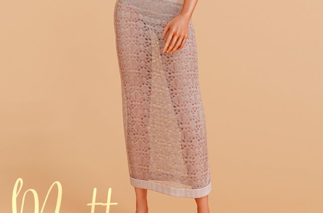 May's CC 2025/Matteo Crochet Midi skirt
