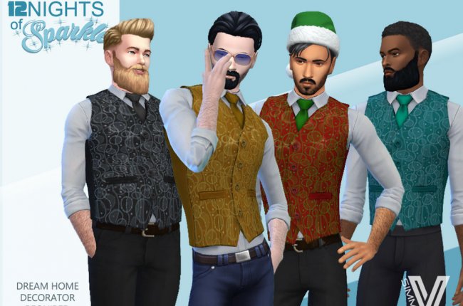 SimmieV - 12 Nights of Sparkle DHD Vest 5