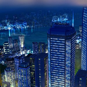 Современный город