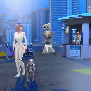 Прогулка по современному городу