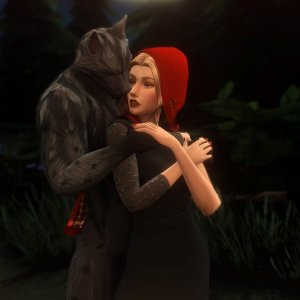 А потом Красная Шапочка выросла и сбежала с волком...