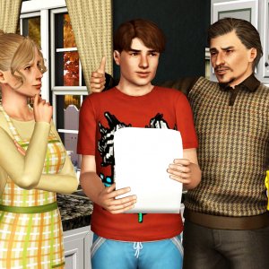 С родителями