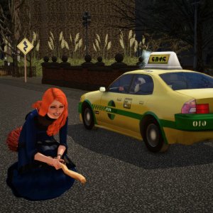 Такси или метла? Выбор очевиден!