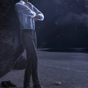 Ночью на берегу