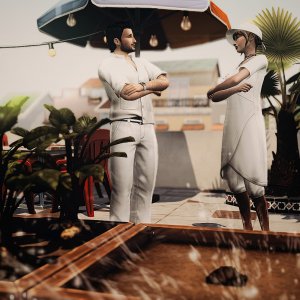 Соседская беседа