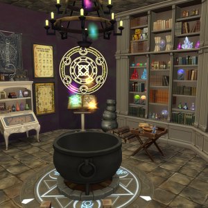 Работа №2. Кабинет старого мага.