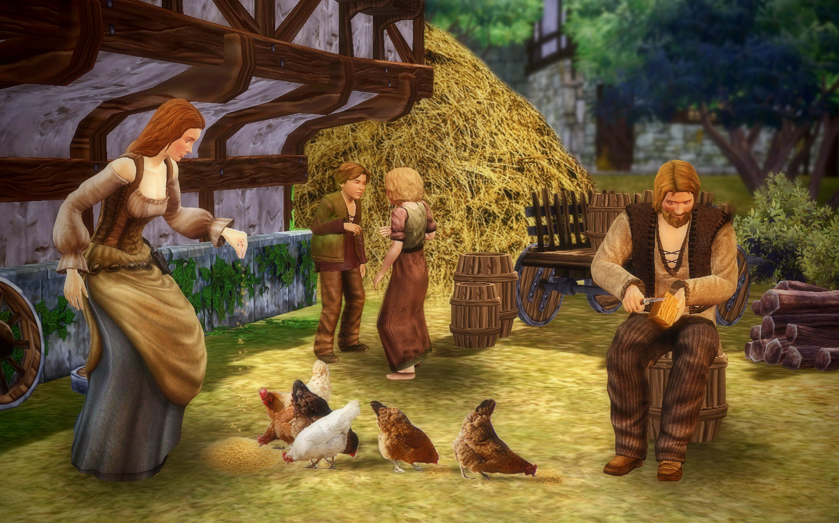 Деревенский быт