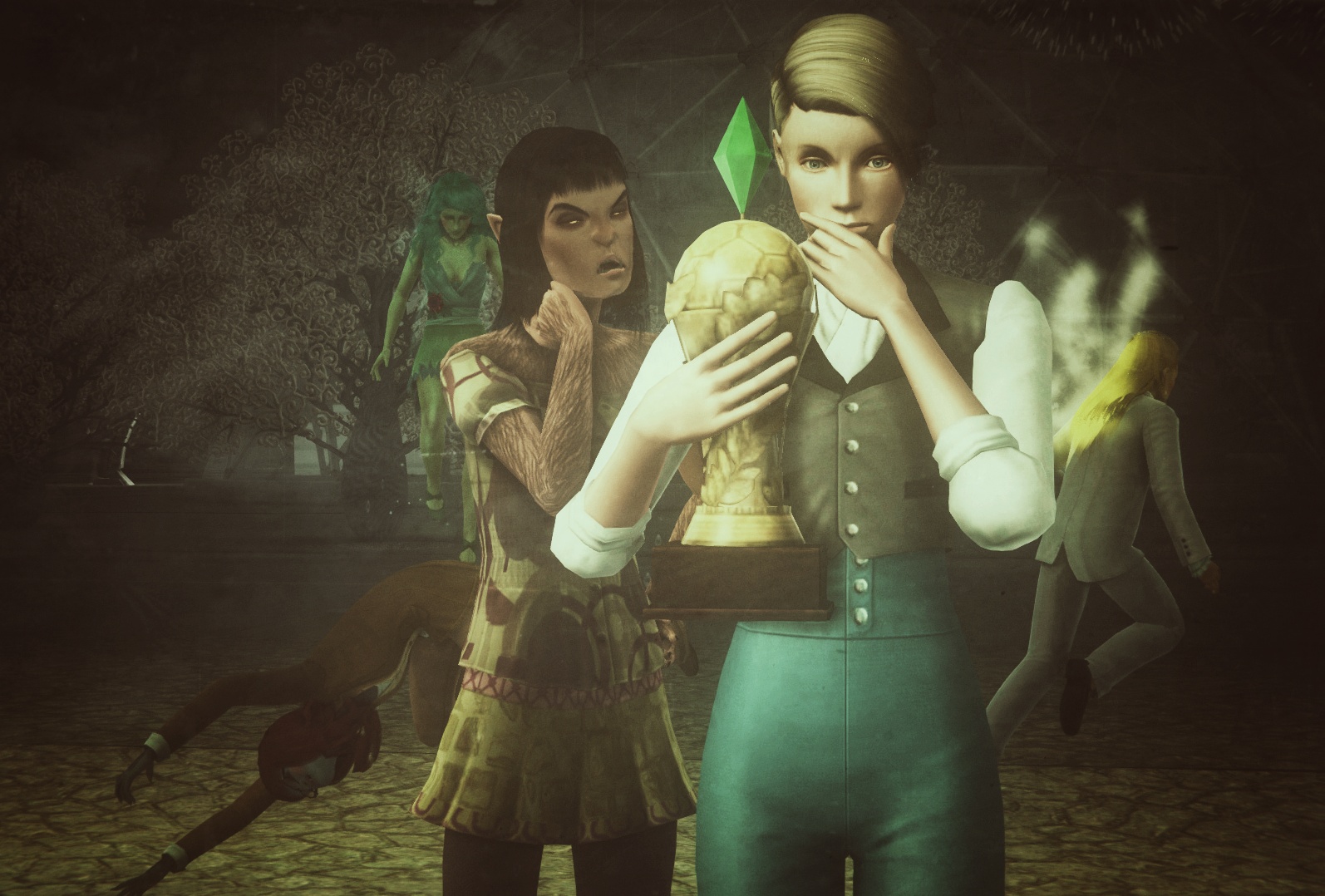 Деса Тринг против пришельцев | обложка к челленджу