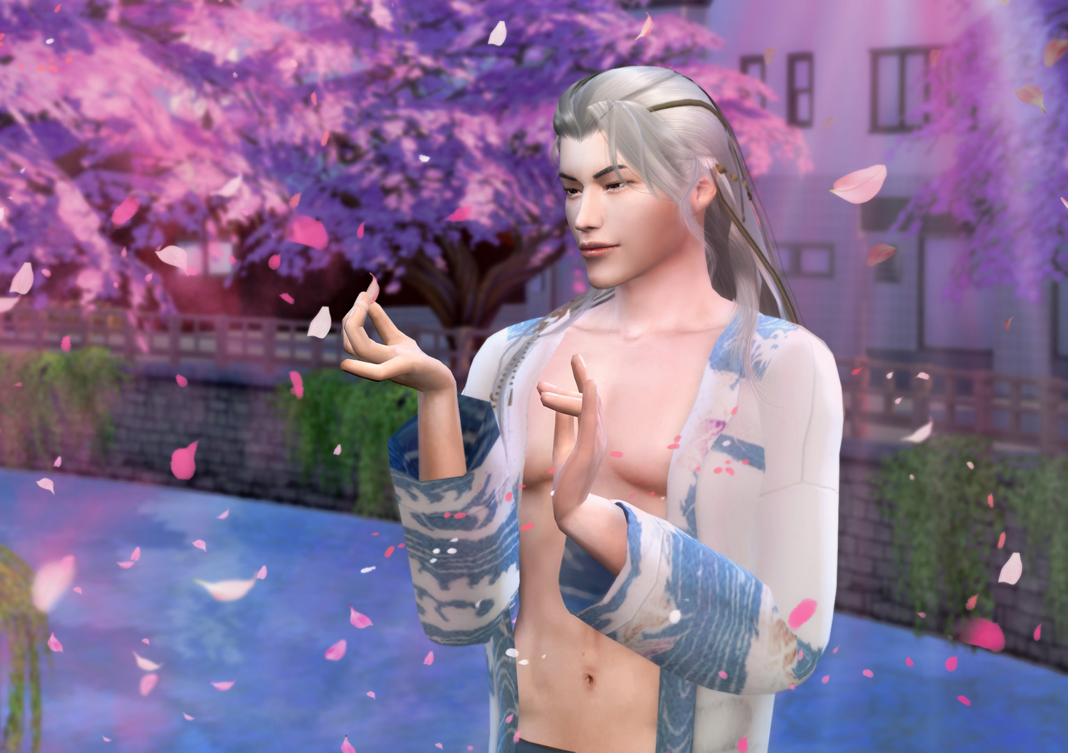 Лепестки сакуры