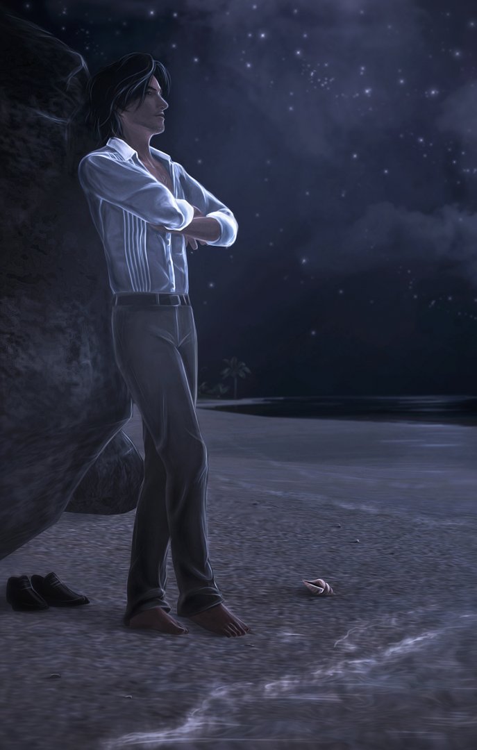 Ночью на берегу