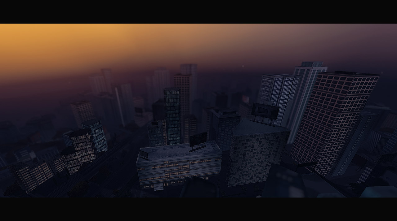 Персиковый закат