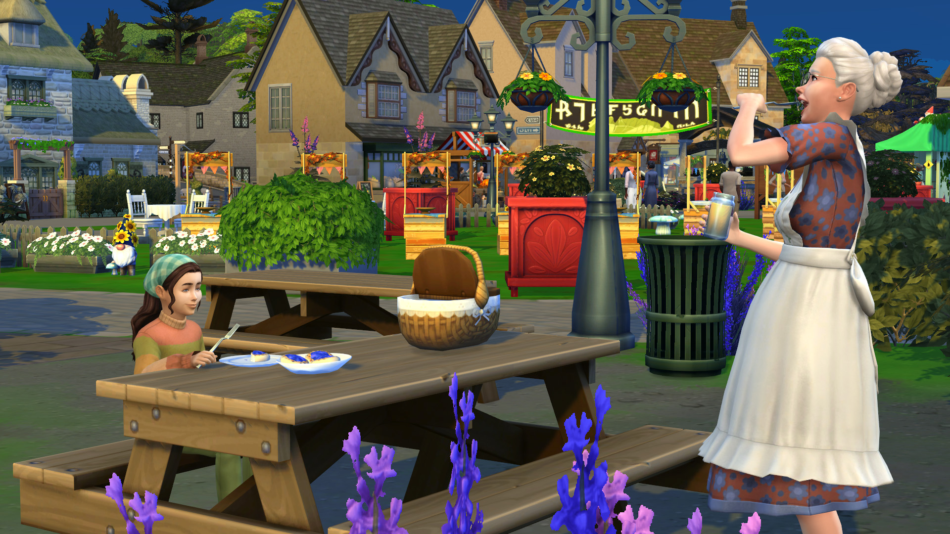 Пикник у городской площади