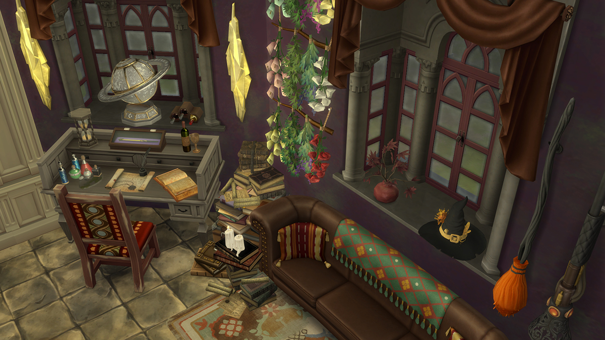 Работа №2. Кабинет старого мага.