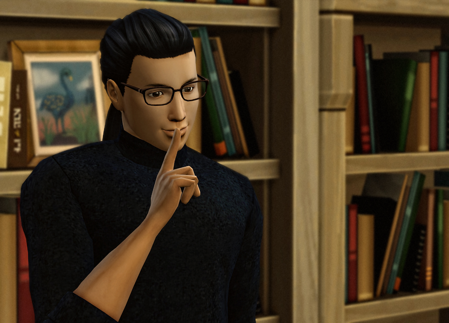 Соблюдайте тишину в библиотеке