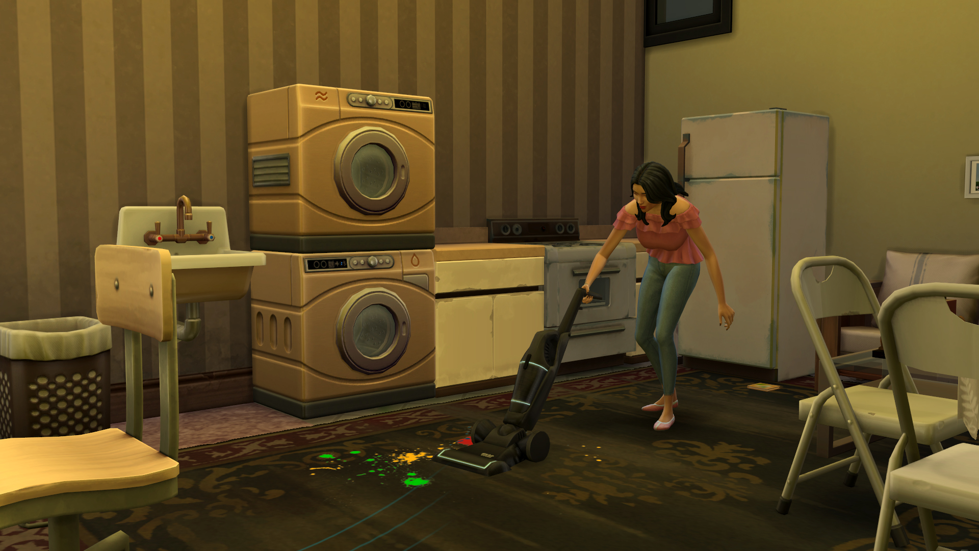 В старой съемной квартире